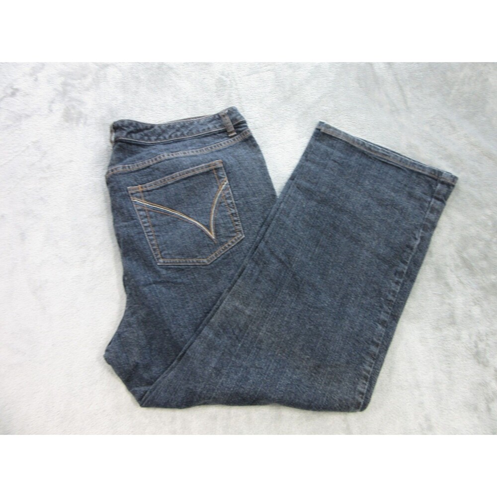 Venezia Jeans Women’s Petites Size 5P Stretch Bootcut Dark Wash Blue